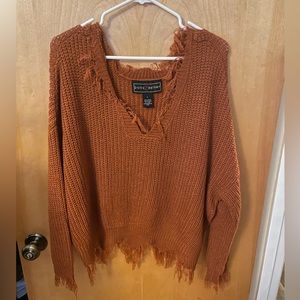 FOREVER 21 distressed long sleeve